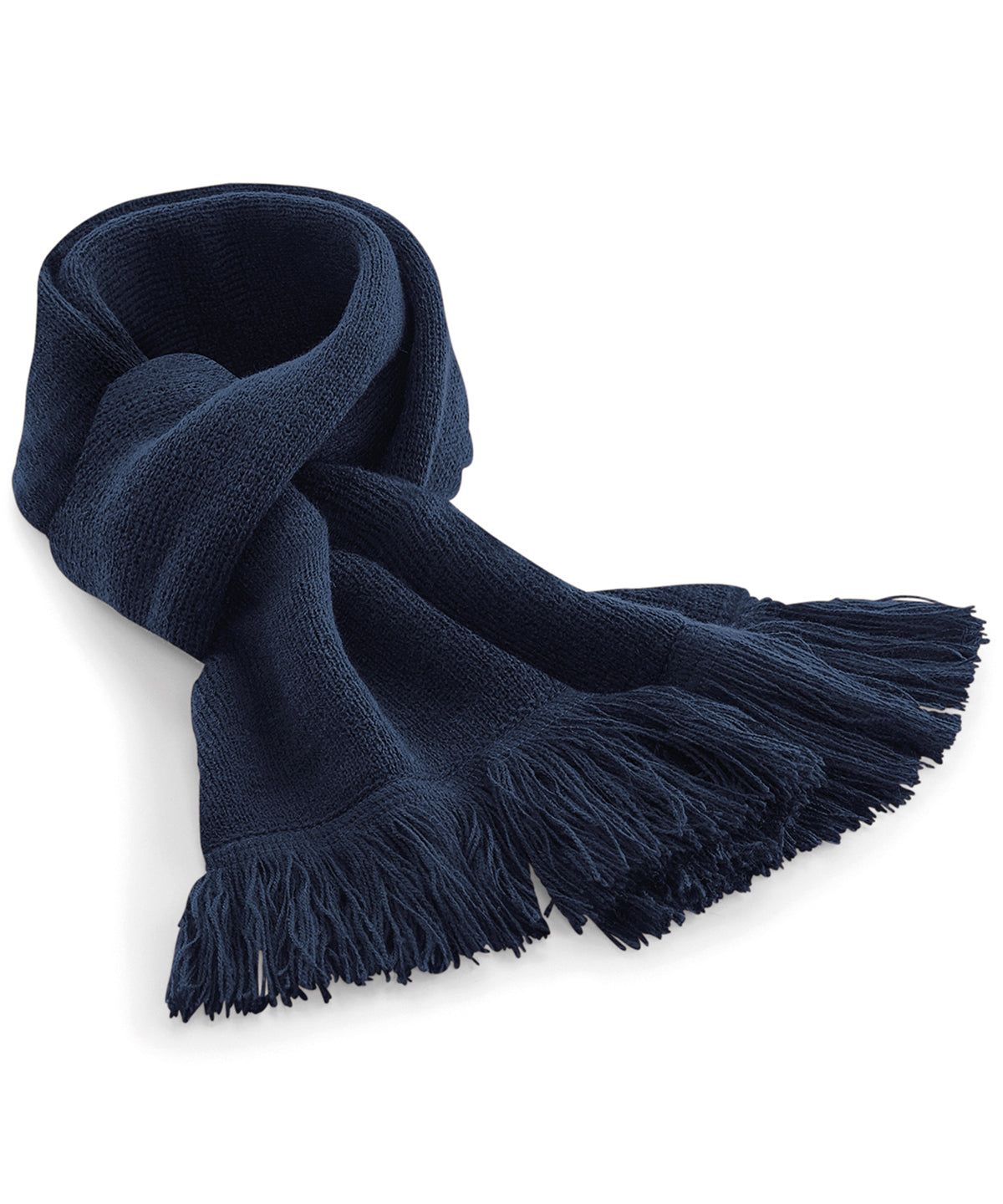 Classic knitted scarf | french navy
