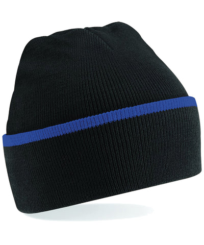 Teamwear beanie | black/bright royal