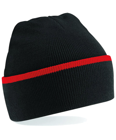 Teamwear beanie | black/classic red