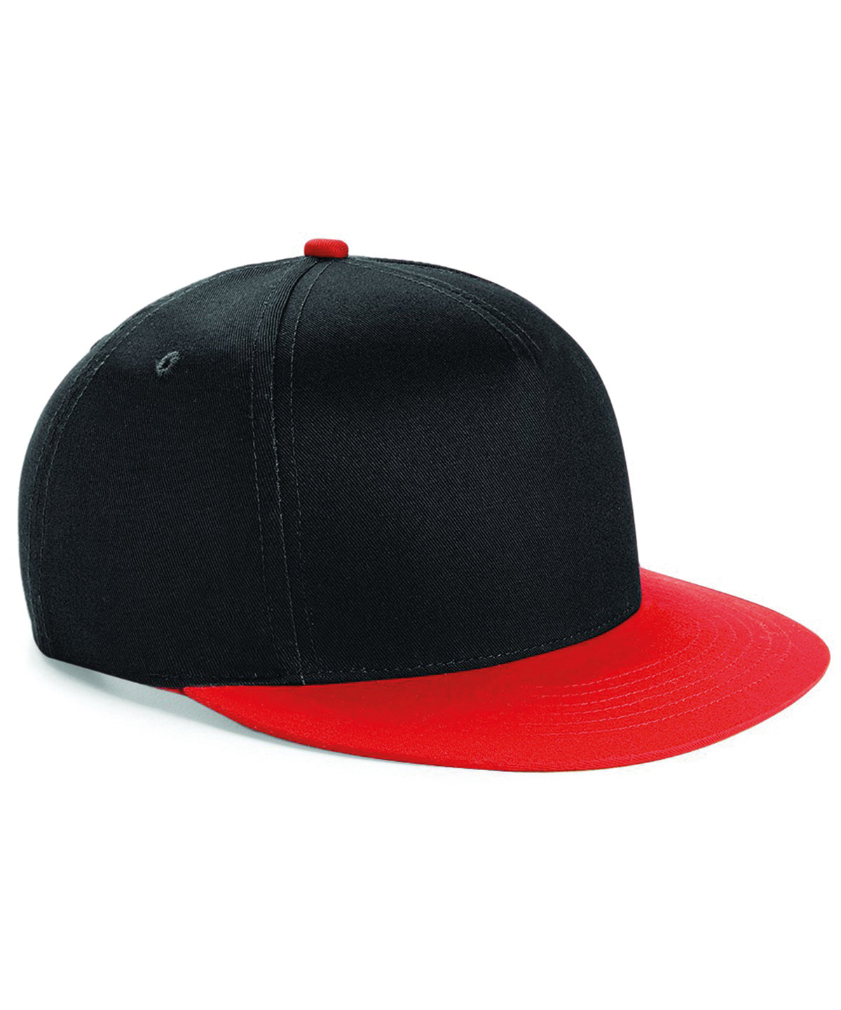 Youth snapback | black/bright red