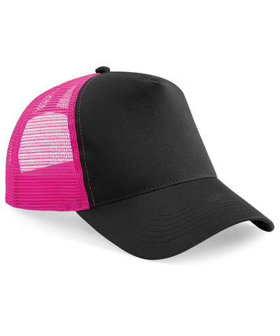 Snapback trucker | black/fuchsia
