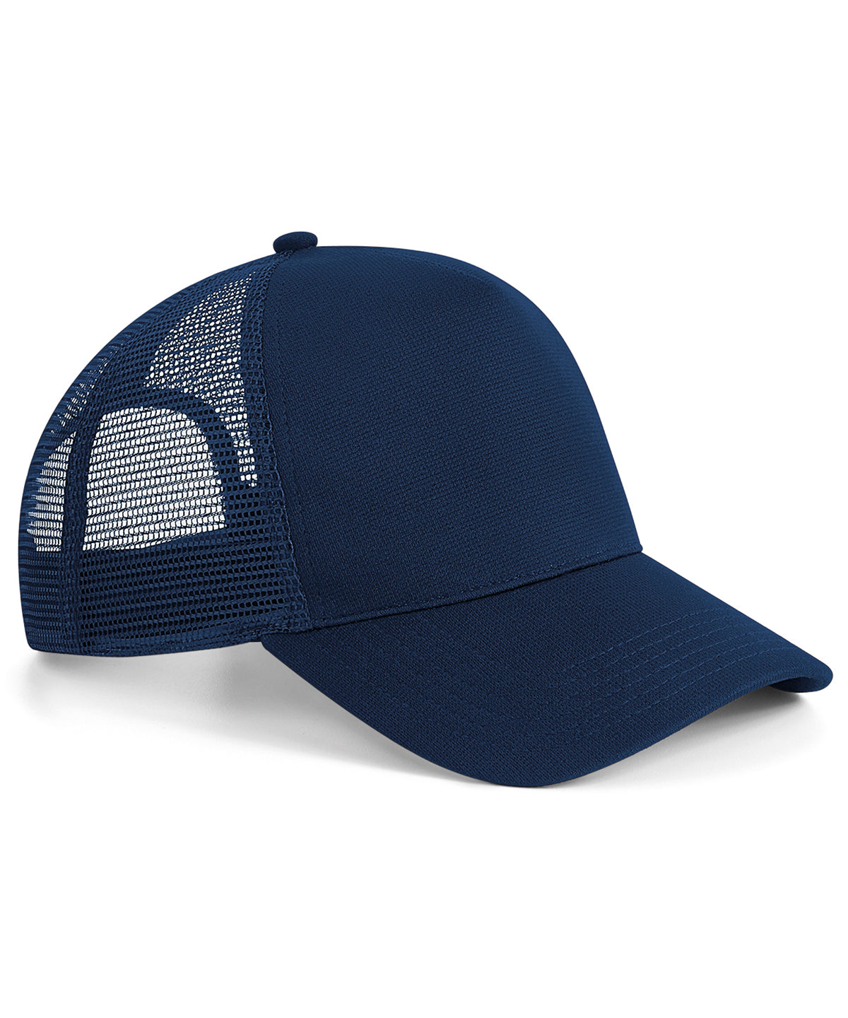 Microknit snapback trucker | french navy