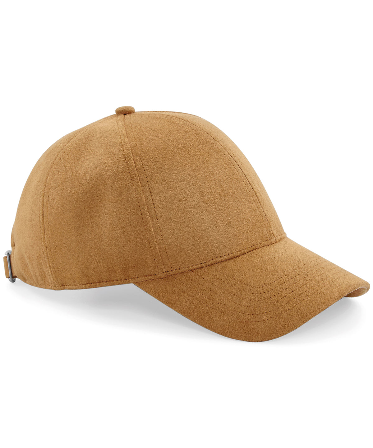 Faux suede 6-panel cap | caramel