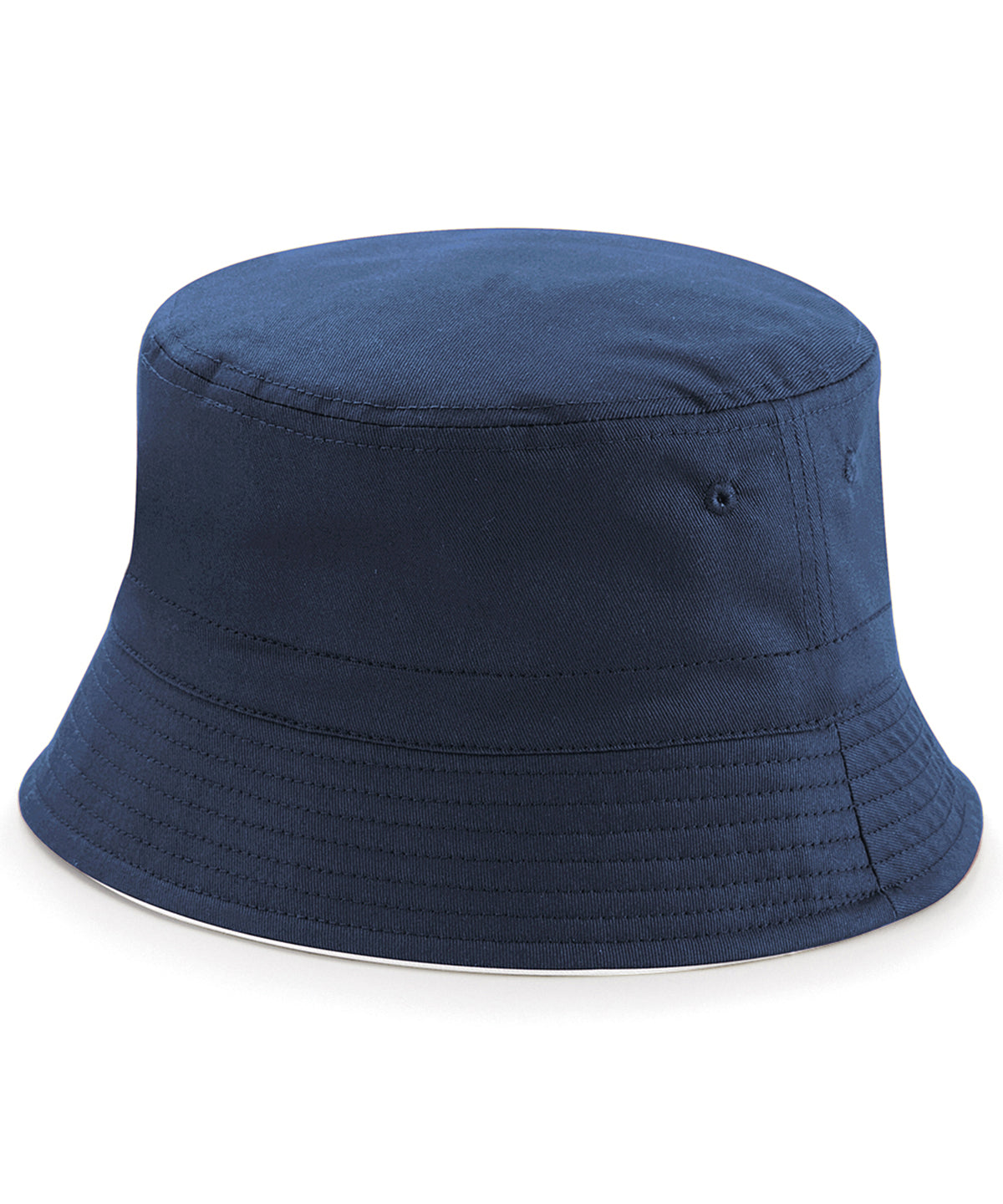 Reversible bucket hat | french navy/white