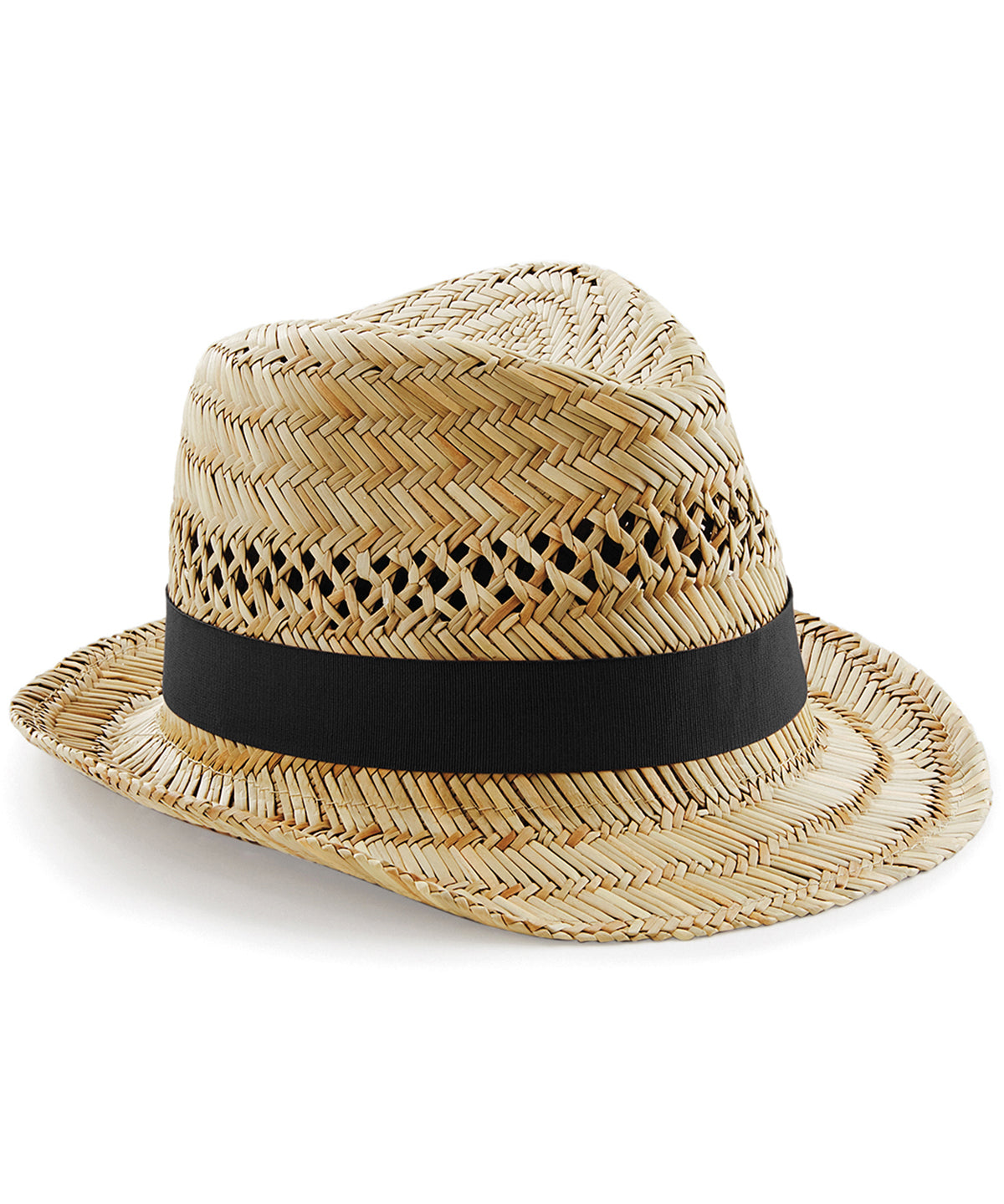 Straw summer trilby | natural