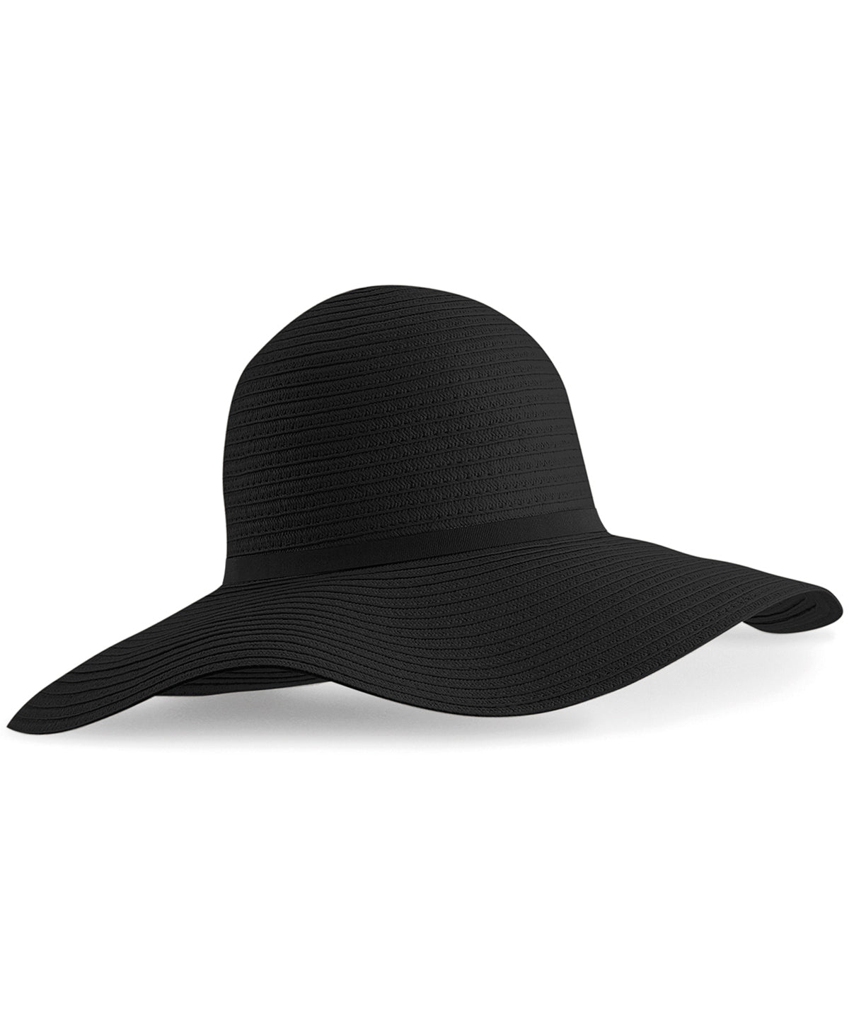 Marbella wide-brimmed sun hat | Black