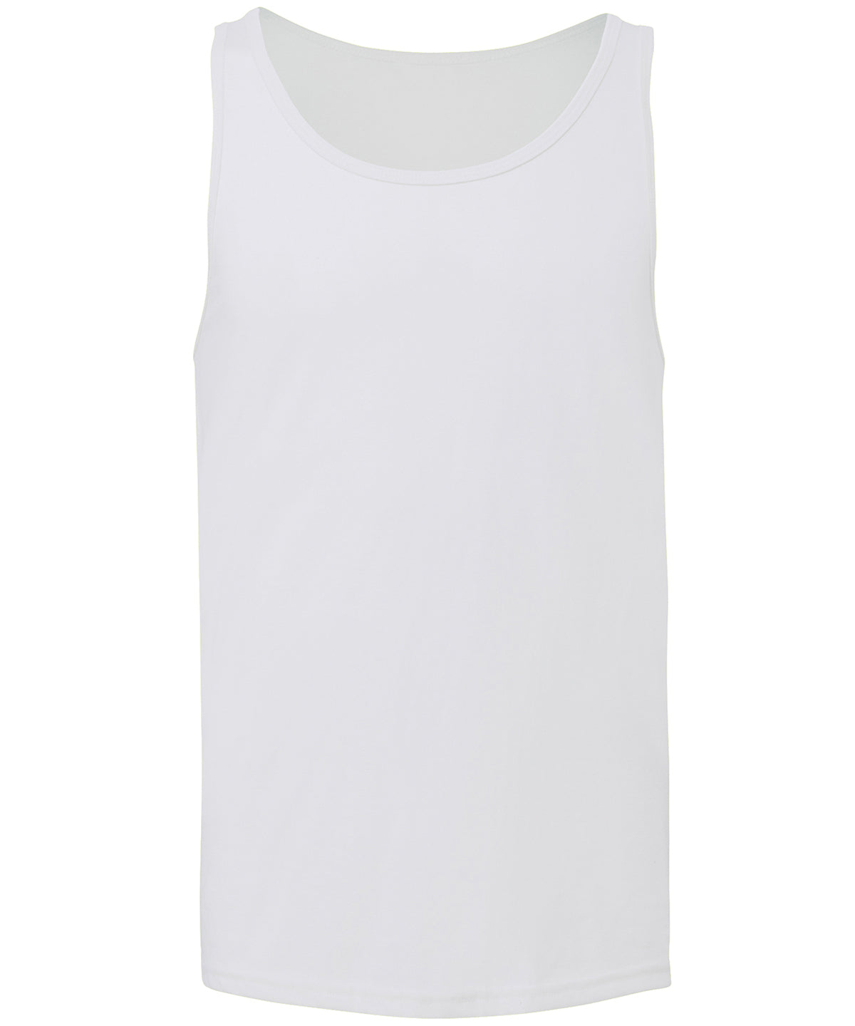 Unisex Jersey tank top | white