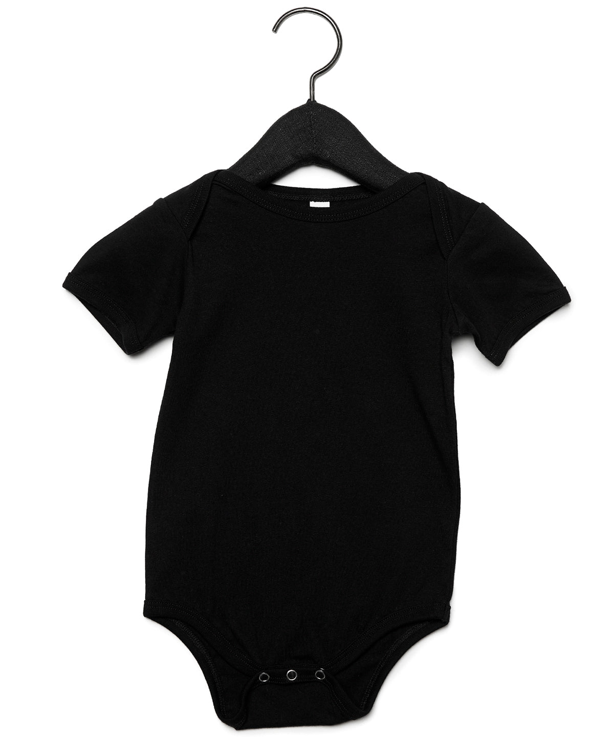 Baby Jersey short sleeve one piece | Black