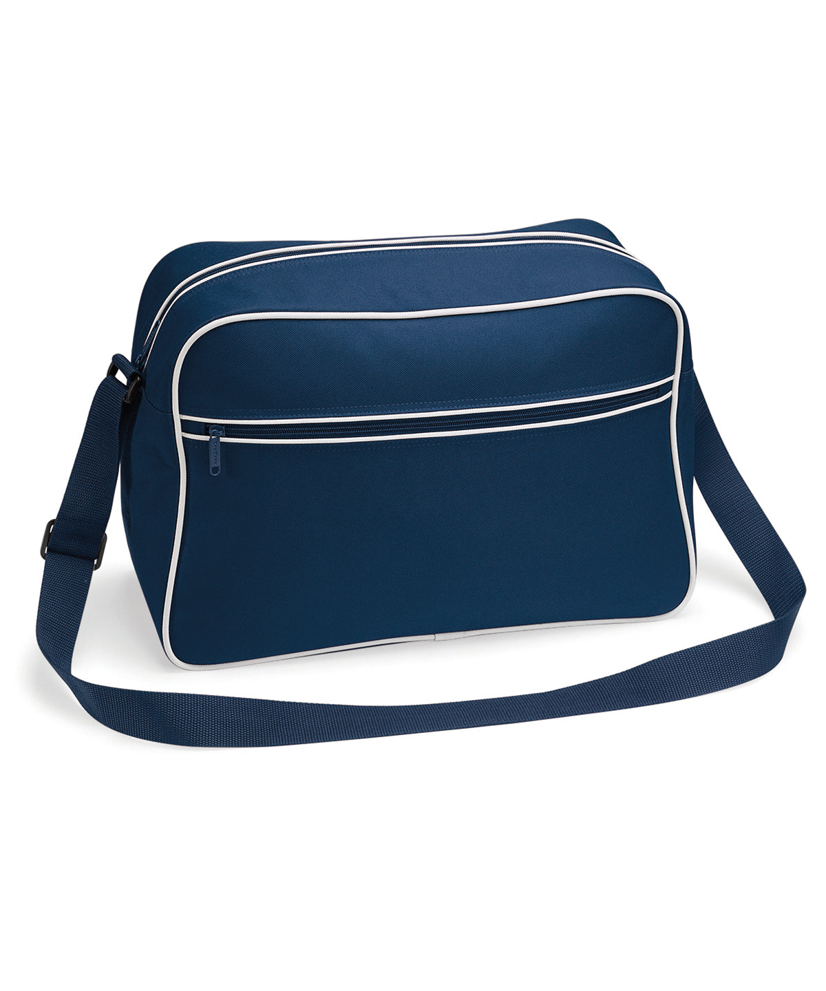Retro shoulder bag | french navy/white