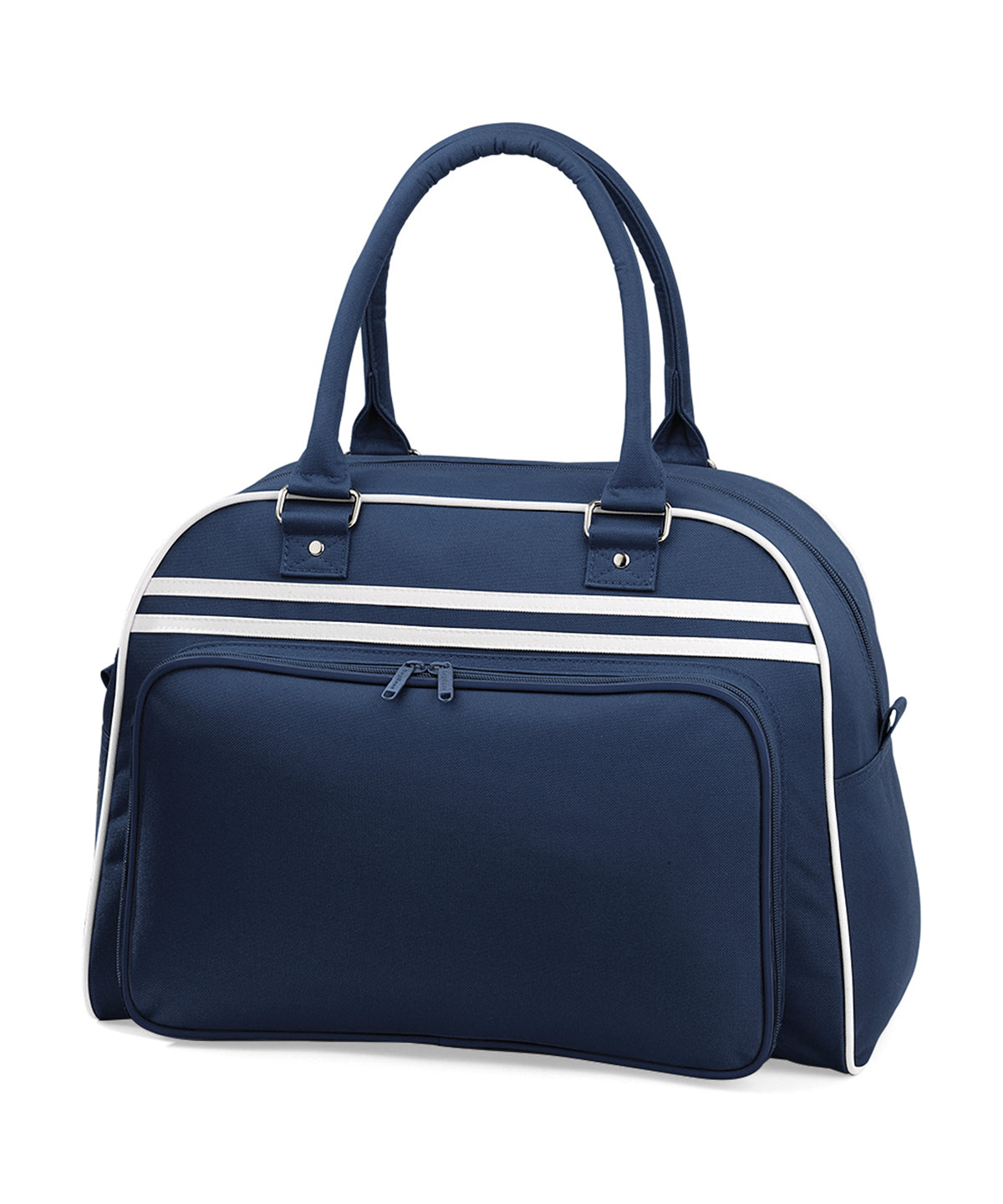 Retro bowling bag | French Navy/White