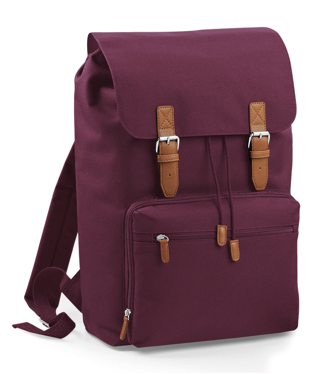 Vintage laptop backpack | Burgundy
