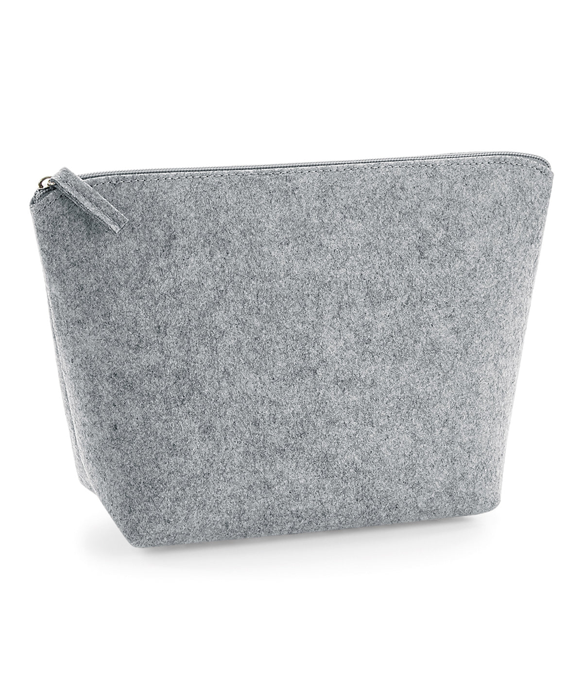 Felt accessory bag | grey melange