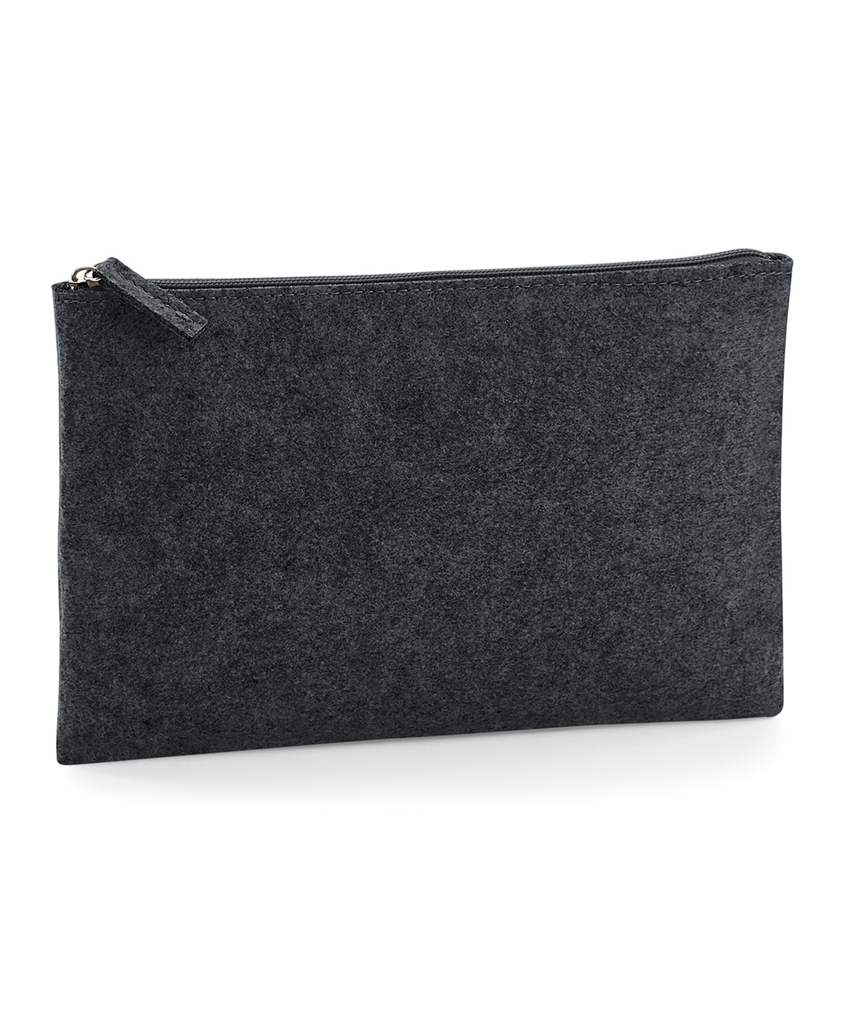 Felt accessory pouch | Charcoal Melange