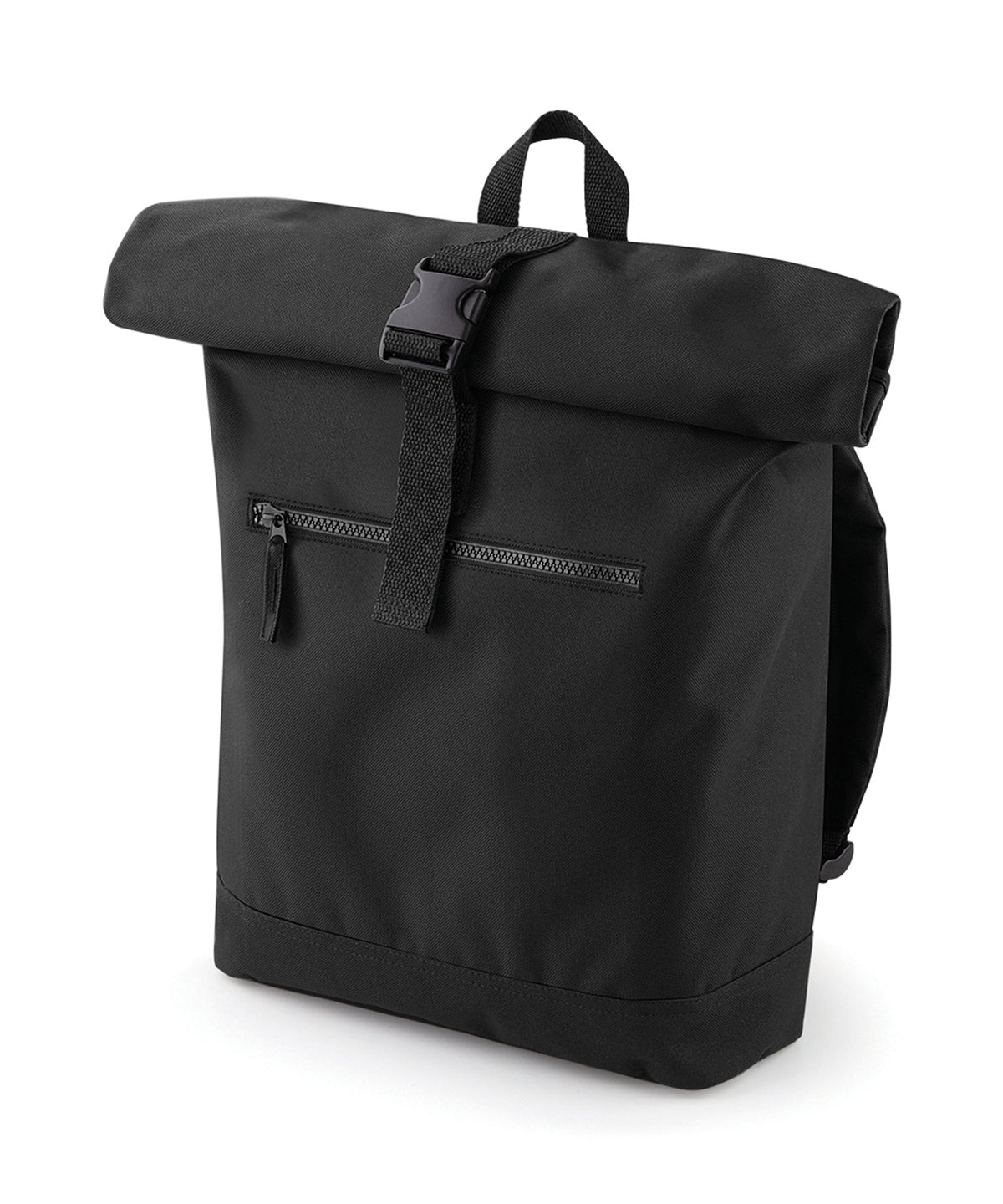 Roll-top backpack | Black