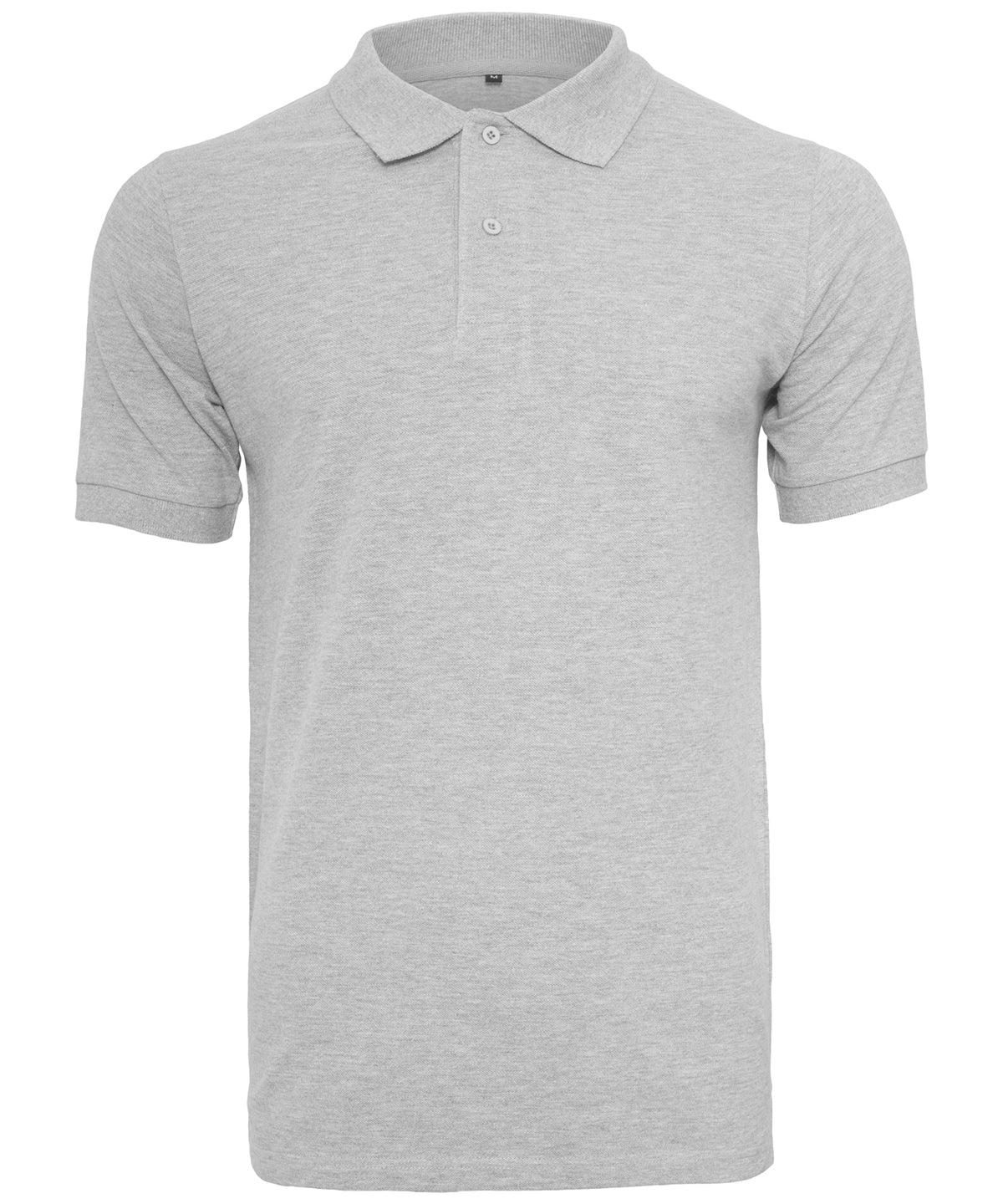 Piqu polo shirt | heather grey