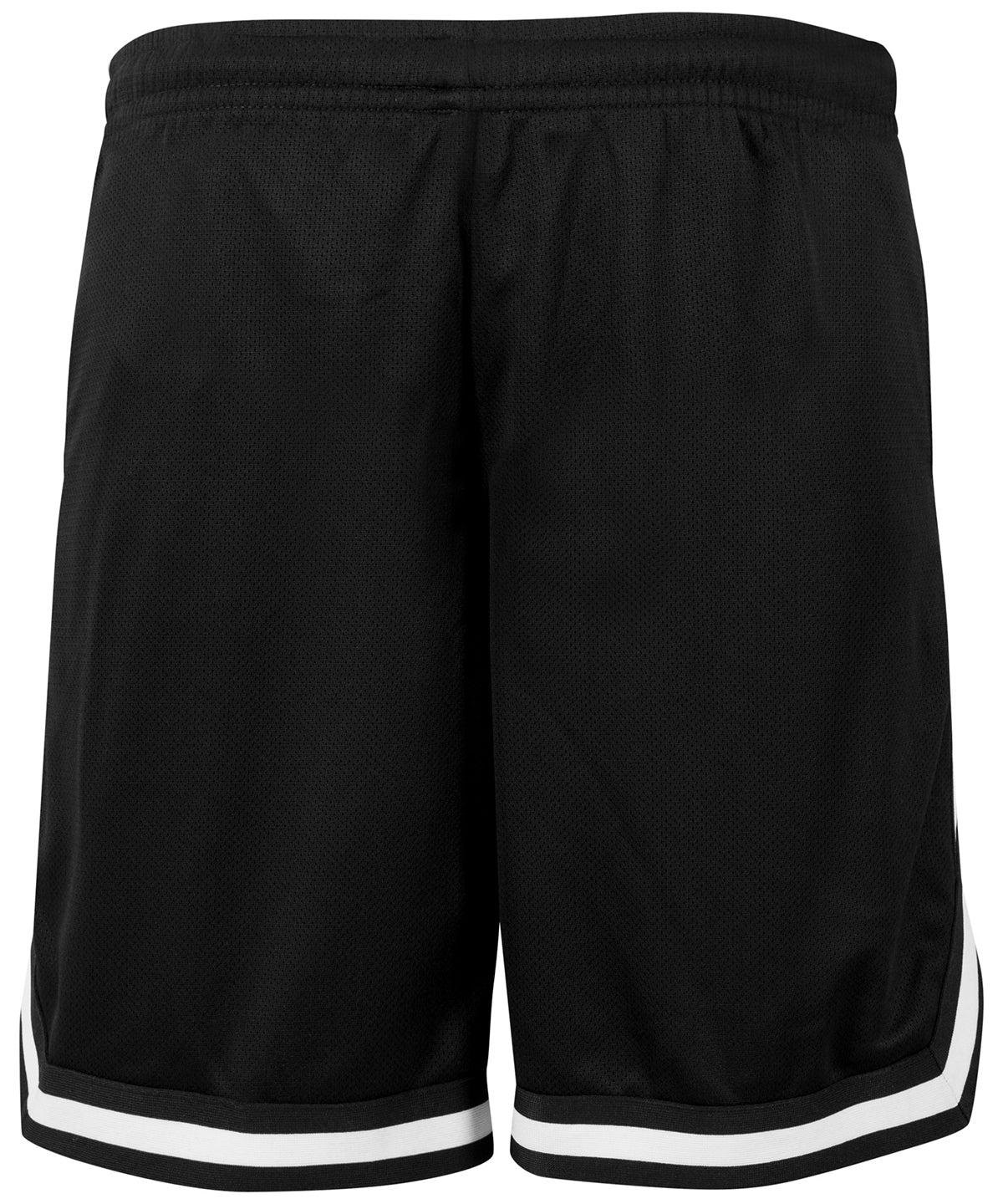 Two-tone mesh shorts | black/black/white