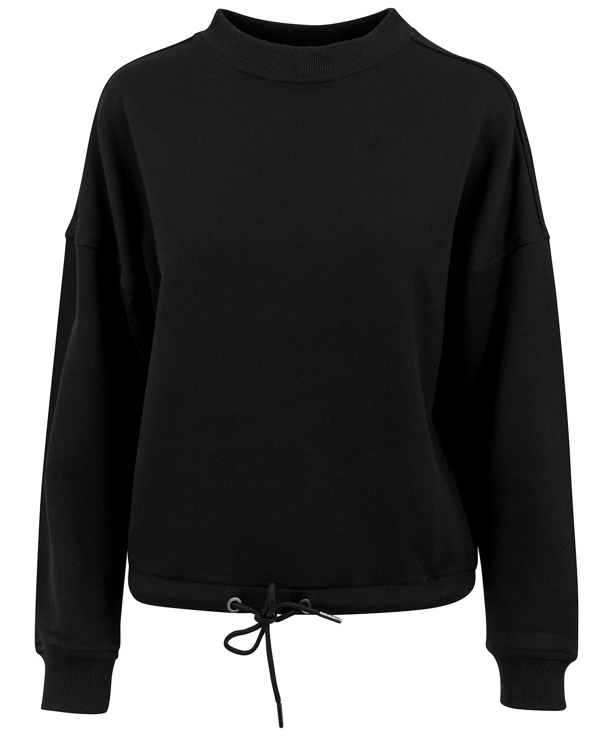 Womens oversize crew neck | Black