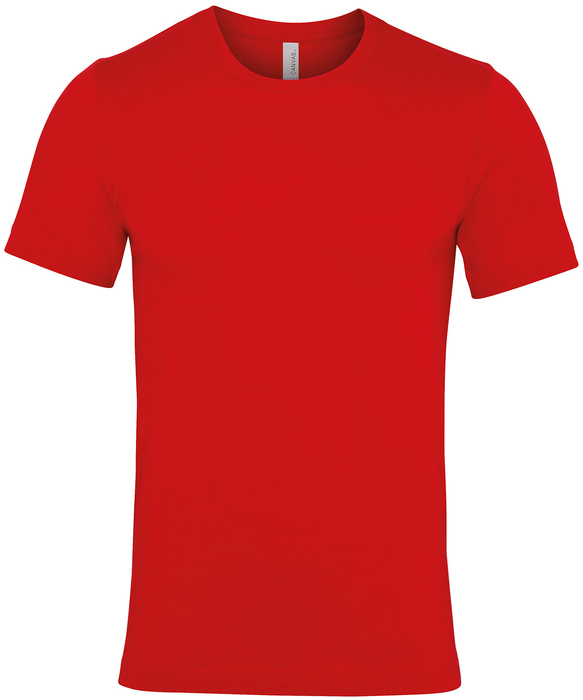 Unisex Jersey crew neck t-shirt | canvas red