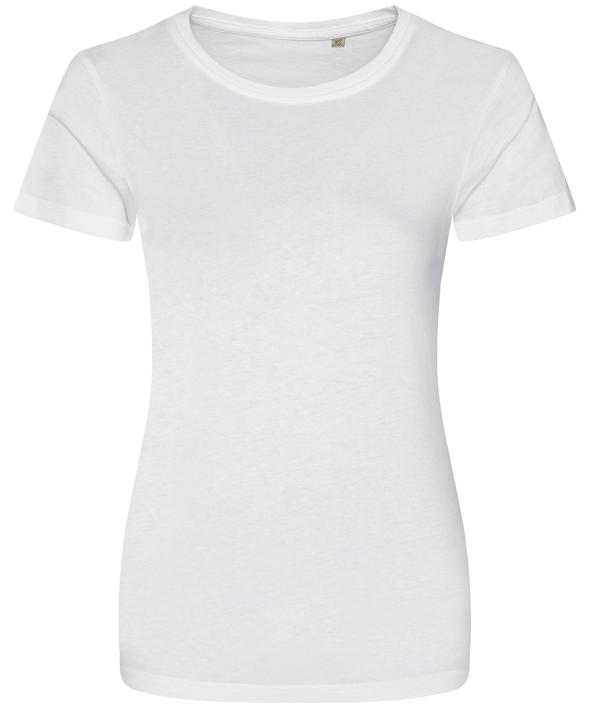 Womens Cascade organic tee | arctic white