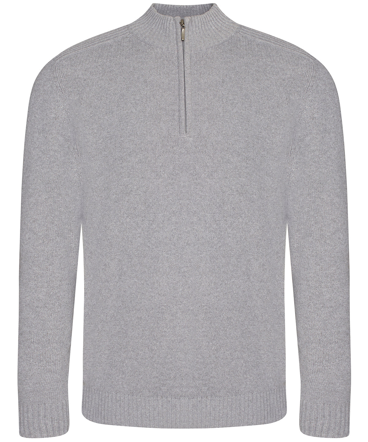 Wakhan  regen zip knit sweater | heather grey