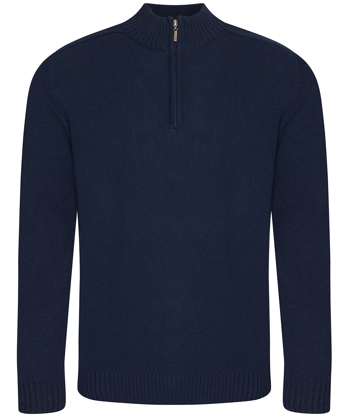 Wakhan  regen zip knit sweater | navy