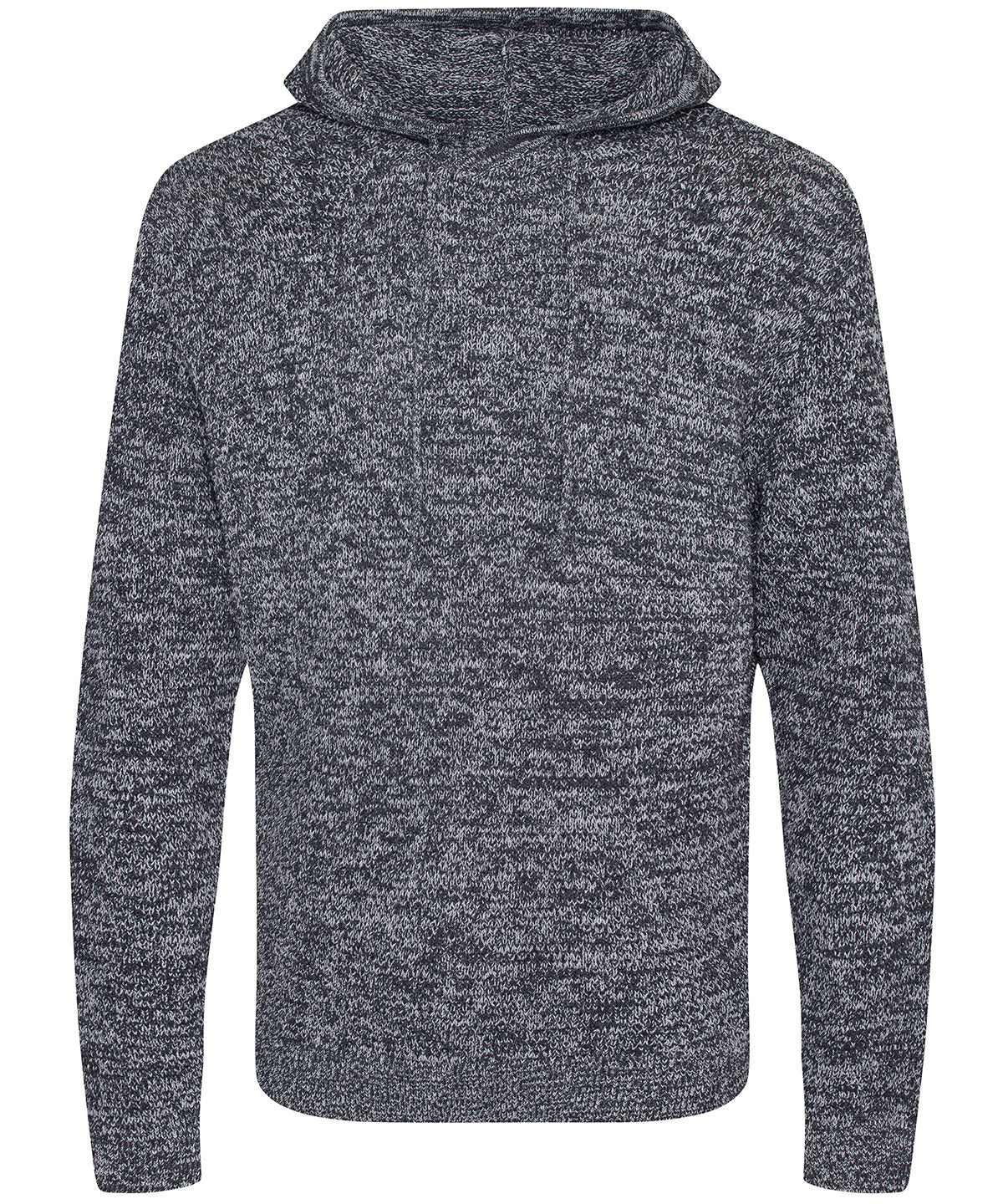 Iguazu regen knitted hoodie | heather/charcoal