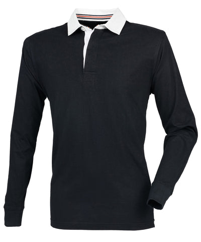Premium superfit rugby shirt | black