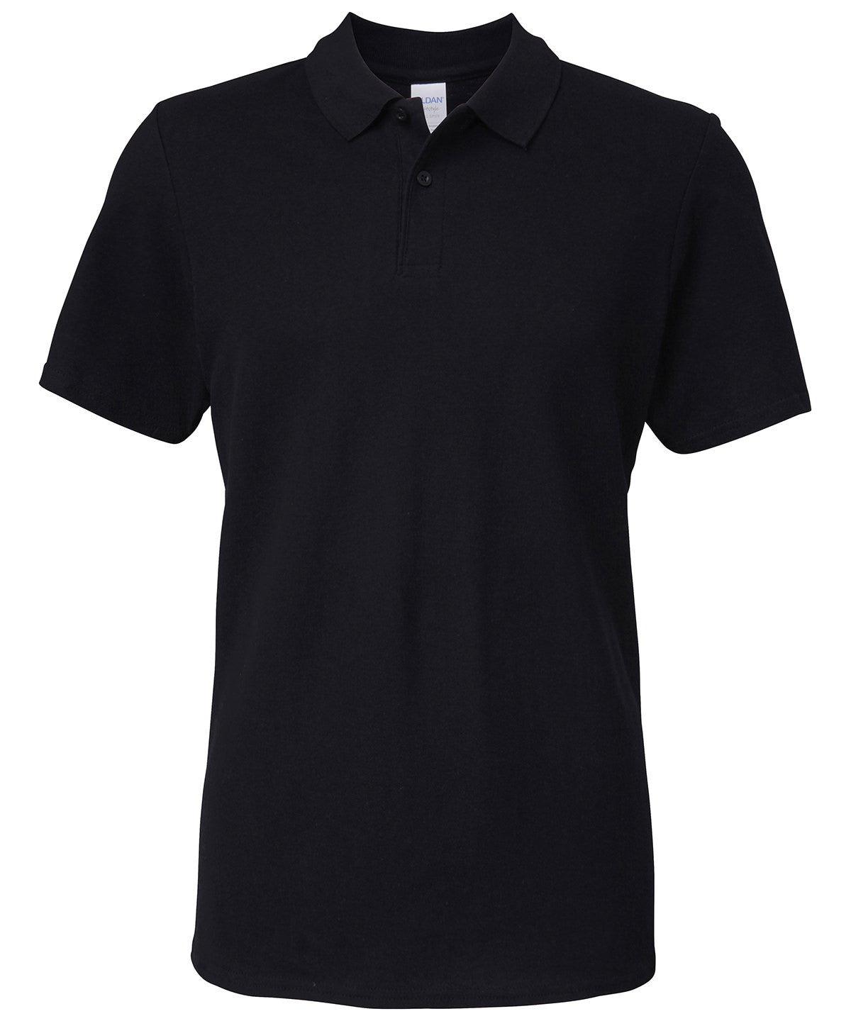 Softstyle adult double piqu polo | Black