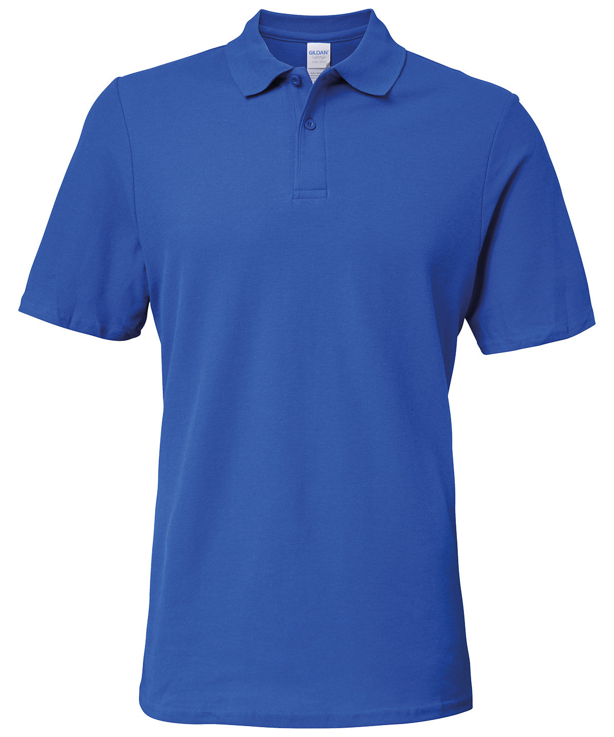 Softstyle adult double piqué polo | Royal