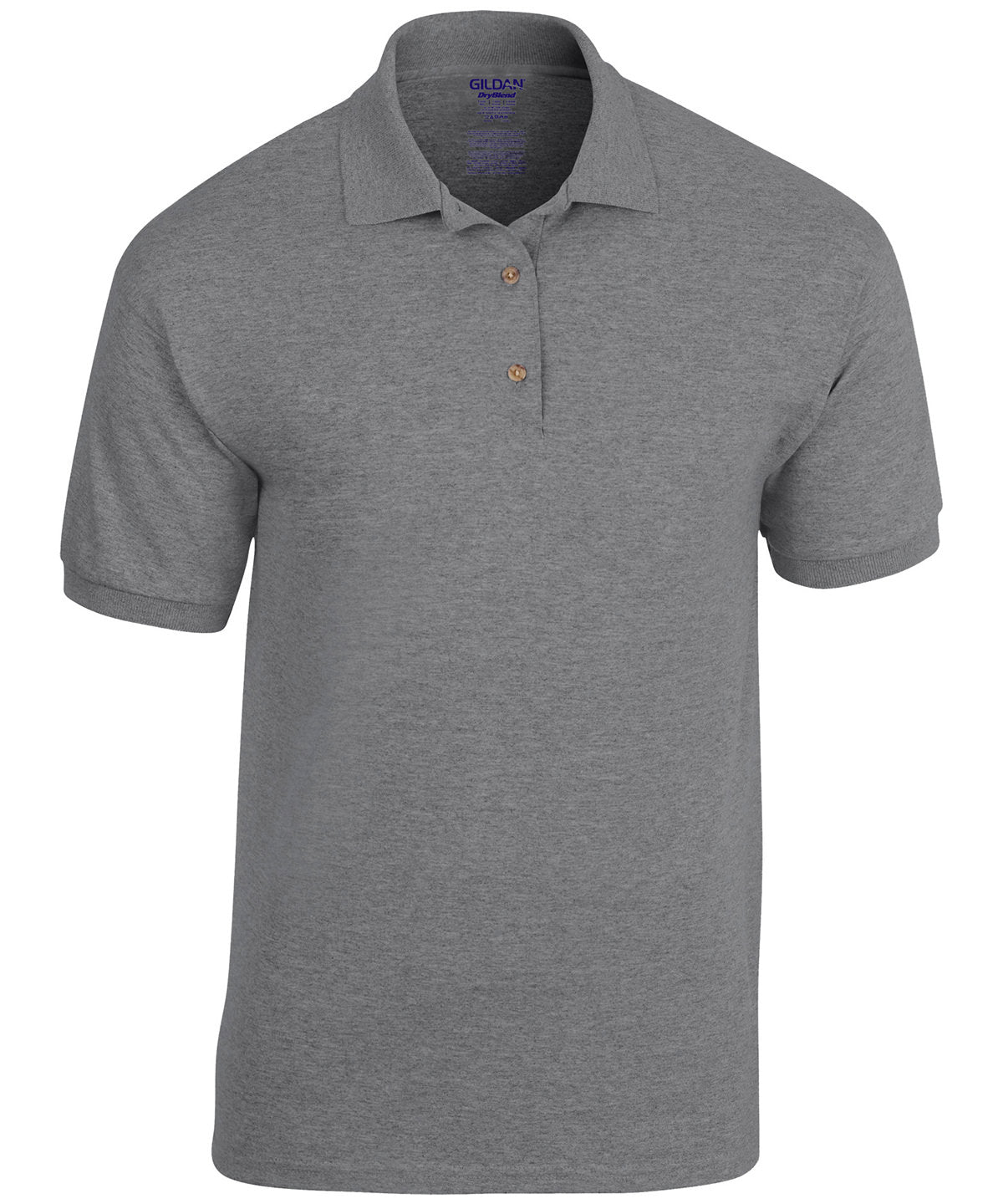 DryBlend® Jersey knit polo | Graphite Heather