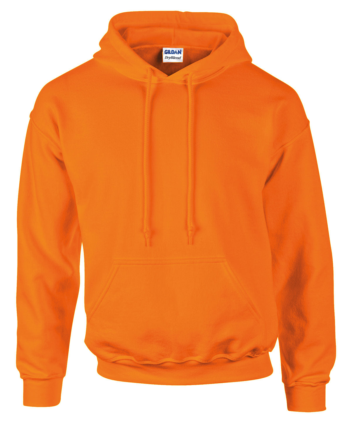 DryBlend® adult hooded sweatshirt | Safety Orange