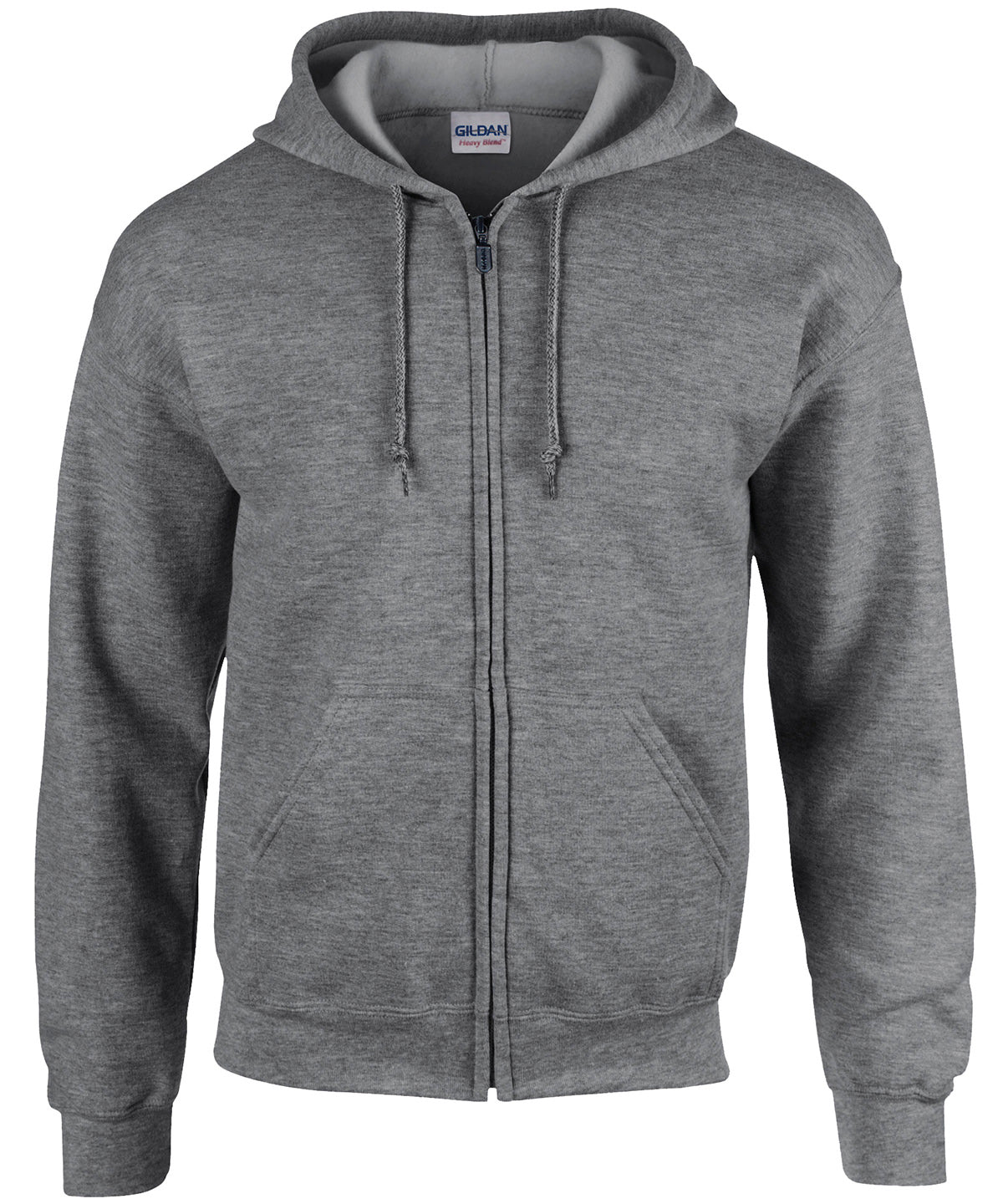 Heavy Blend  full zip hooded sweatshirt | Graphite Heather