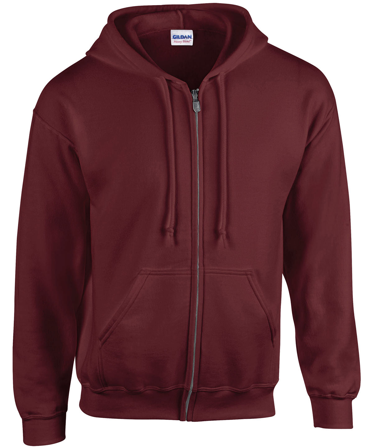 Heavy Blend  full zip hooded sweatshirt | Maroon