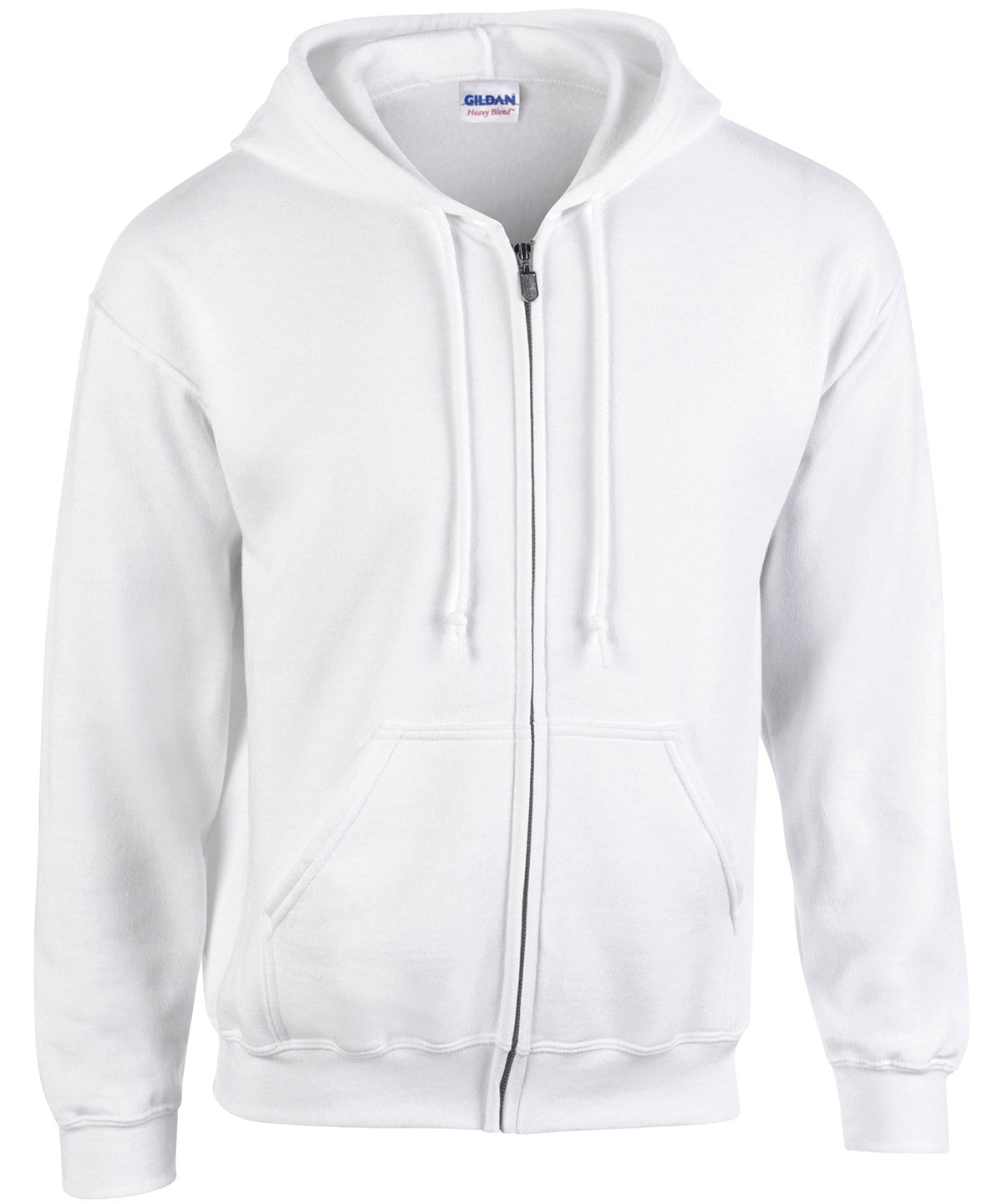 Heavy Blend  full zip hooded sweatshirt | White