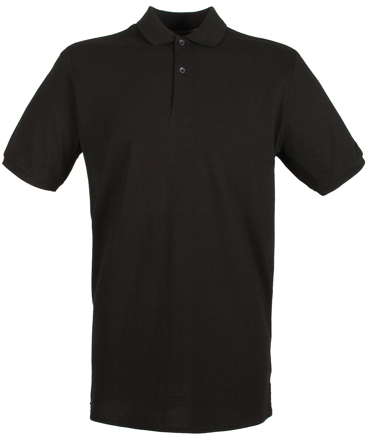 Micro-fine piqu polo shirt | Black