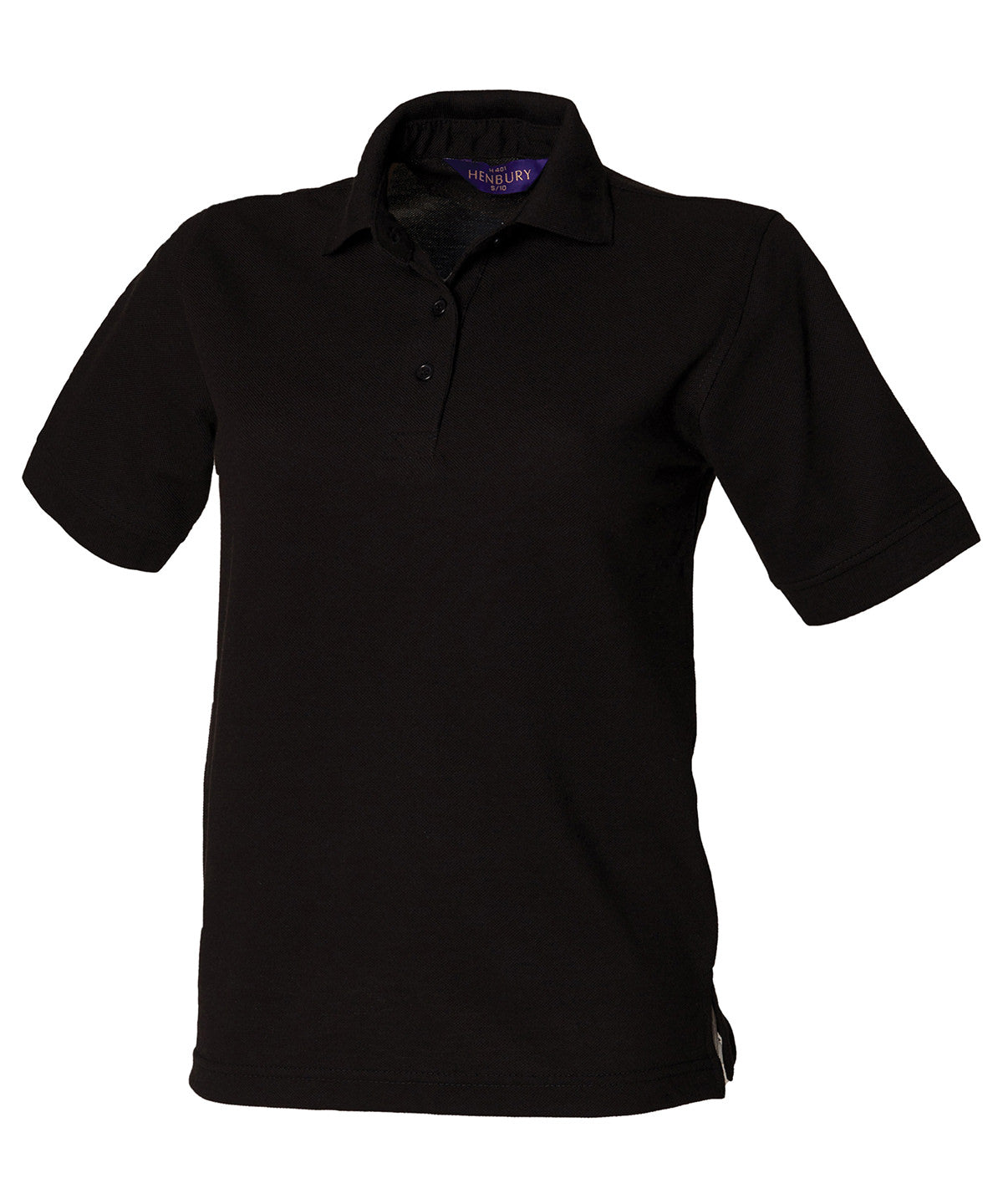 Womens 65/35 polo shirt | black