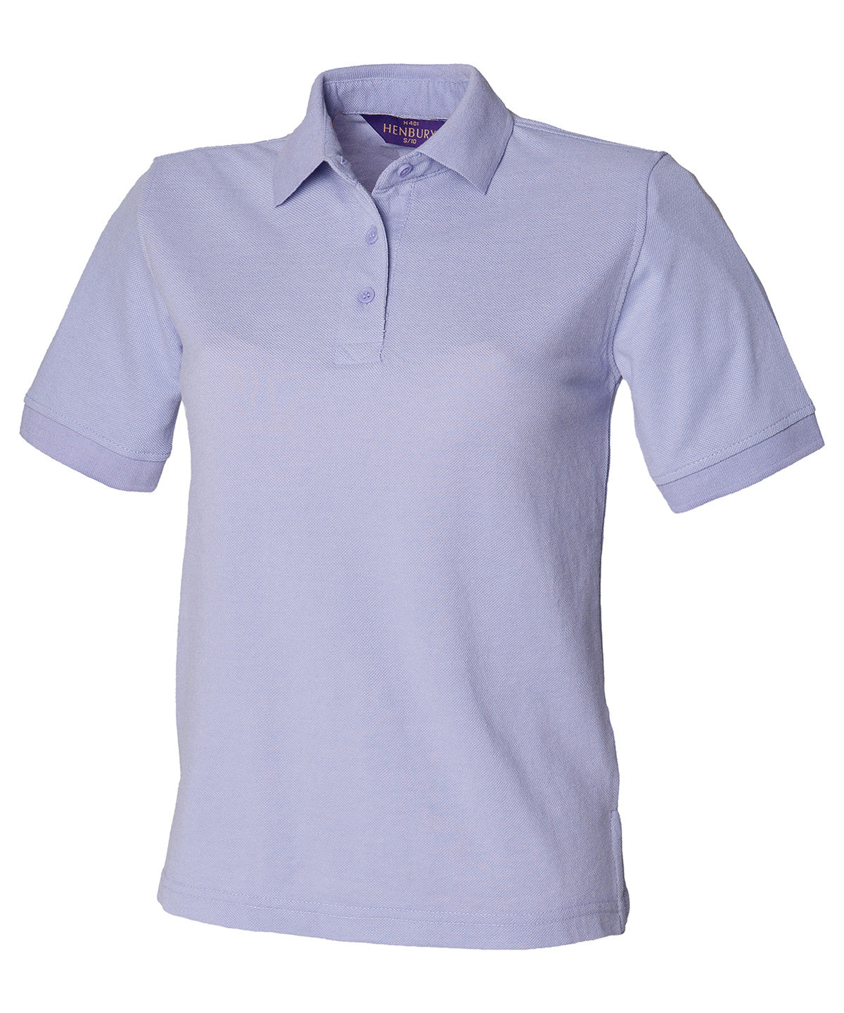 Womens 65/35 polo shirt | lavender