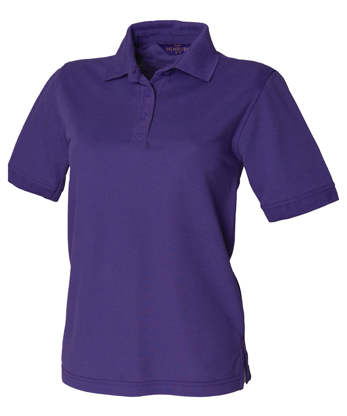 Womens 65/35 polo shirt | purple