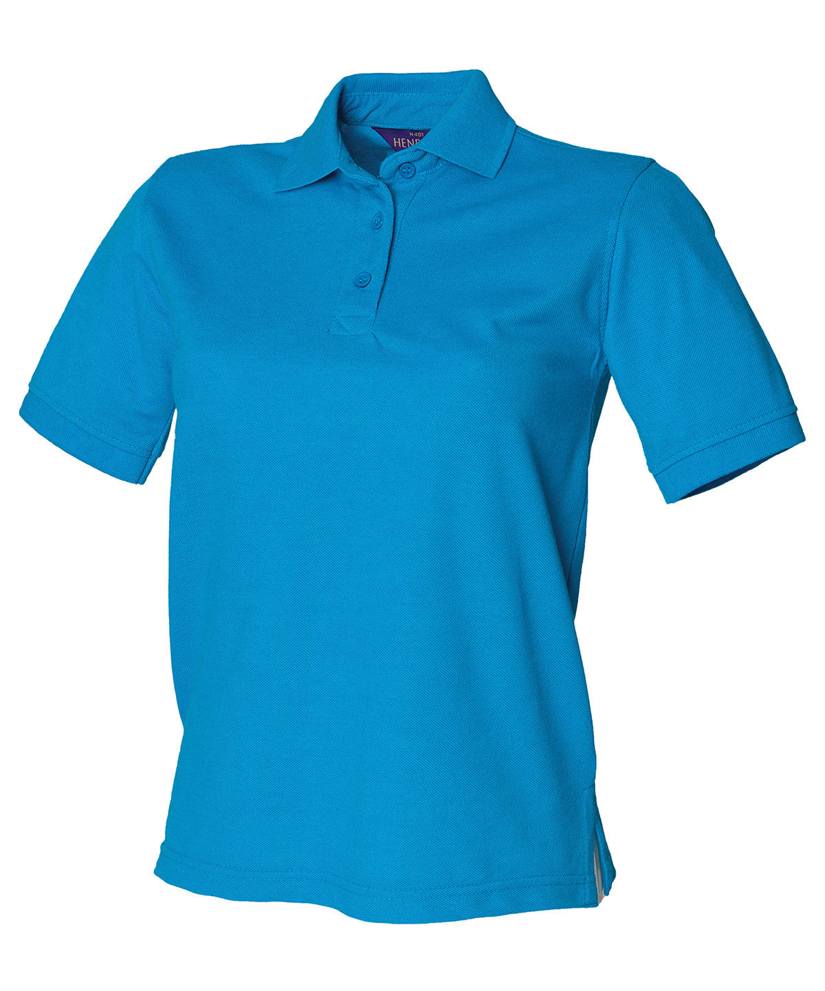 Womens 65/35 polo shirt | sapphire blue