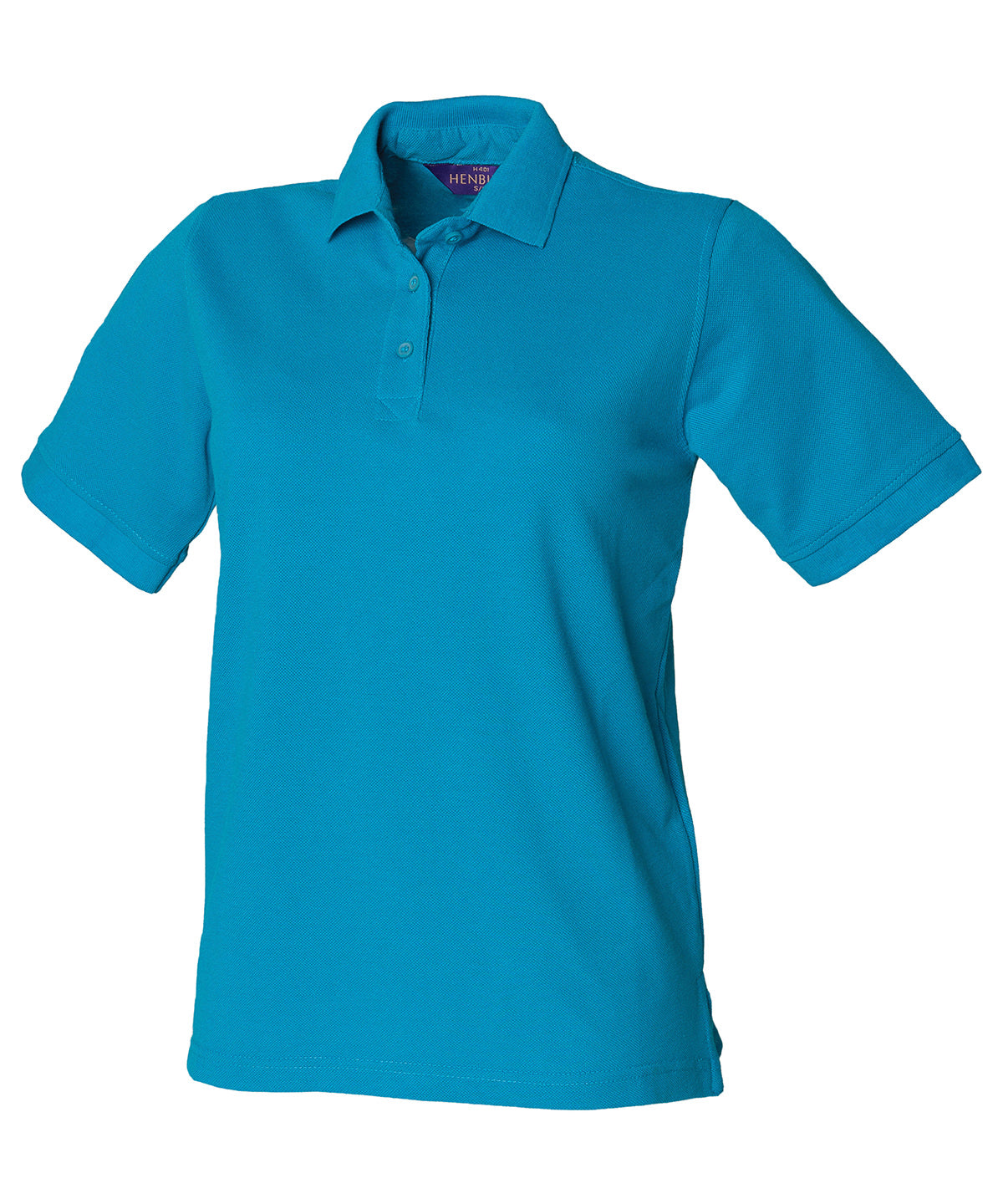 Womens 65/35 polo shirt | turquoise