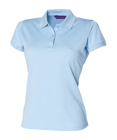 Womens Coolplus® polo shirt | light blue