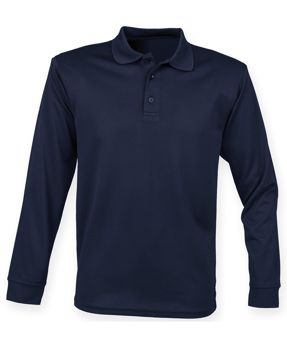 Long sleeve Coolplus® polo shirt | Navy*