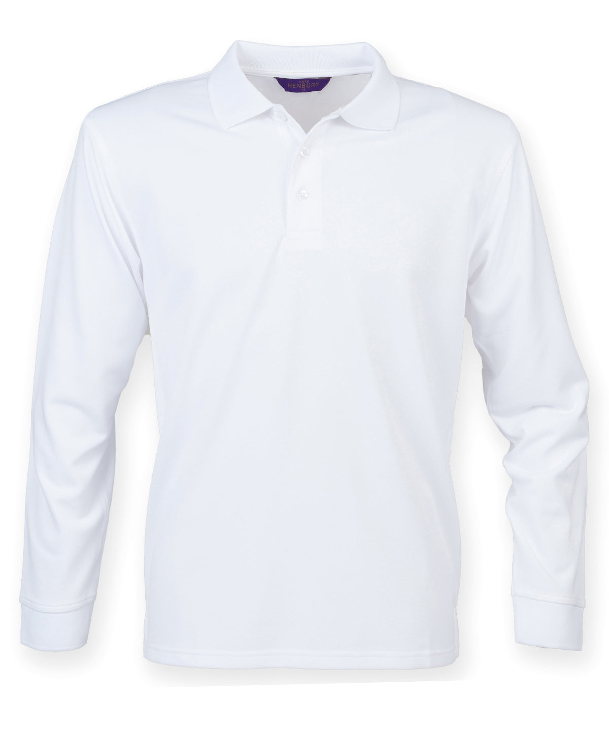 Long sleeve Coolplus® polo shirt | white