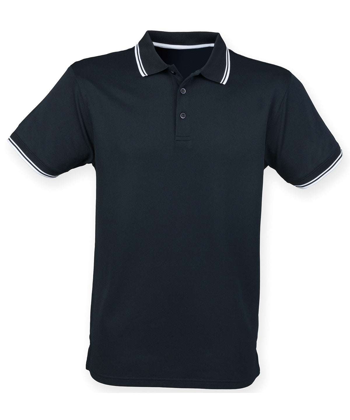 Double tipped Coolplus® polo shirt | navy/white