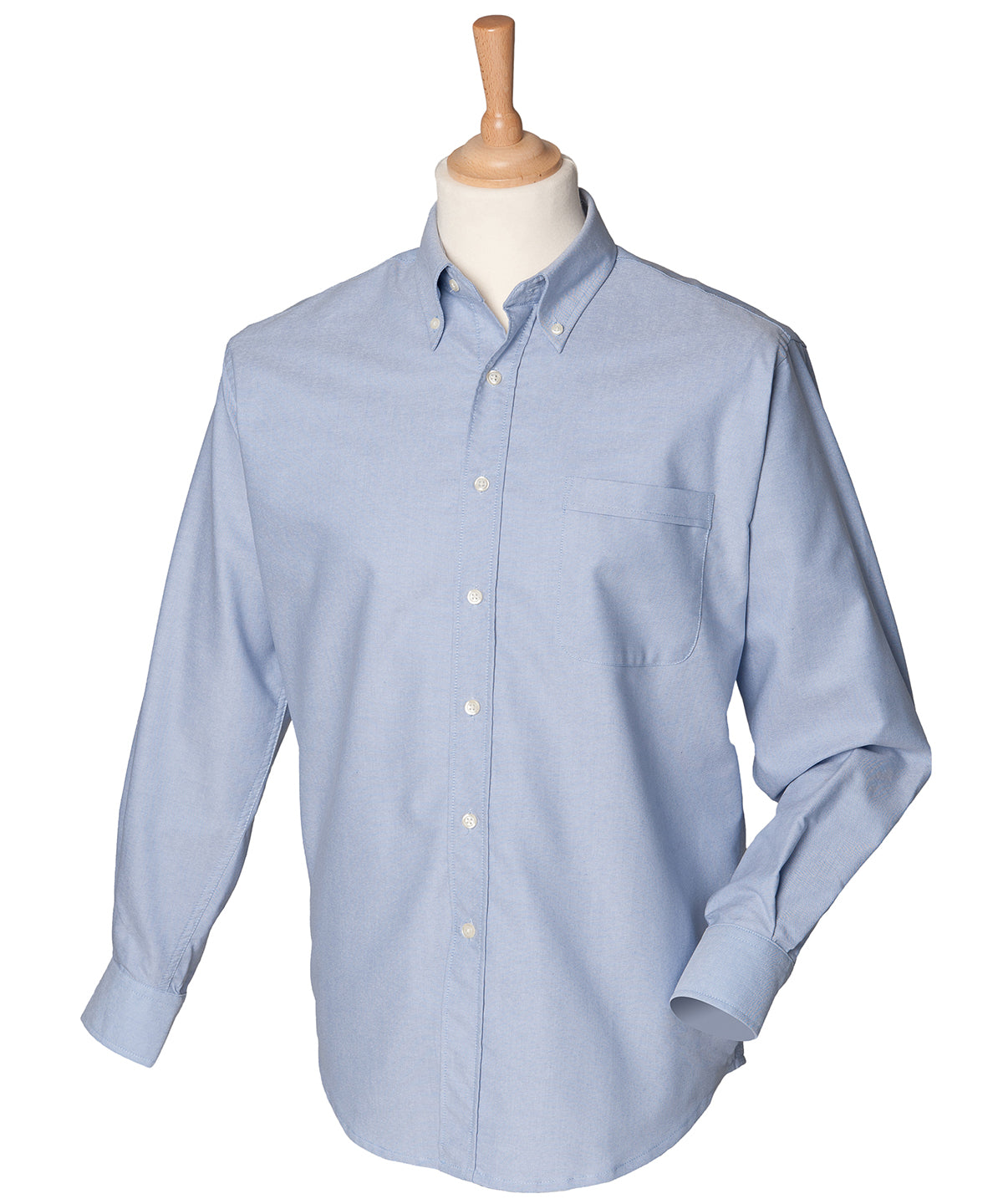 Long sleeve classic Oxford shirt | Blue