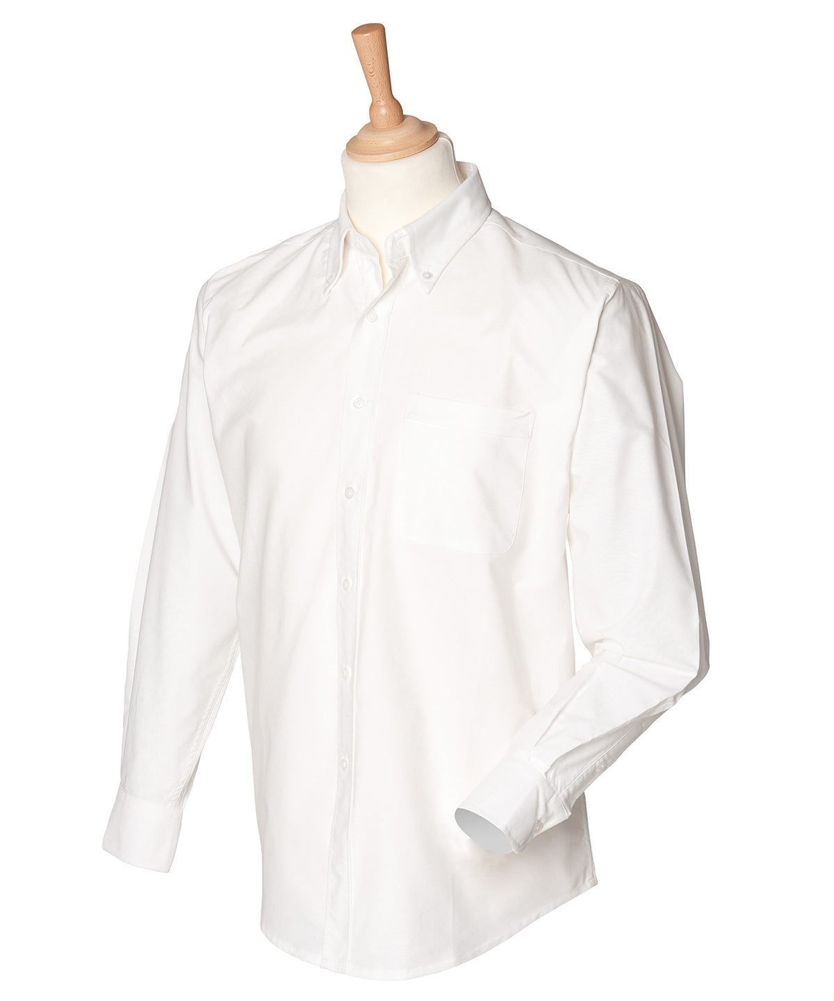 Long sleeve classic Oxford shirt | white