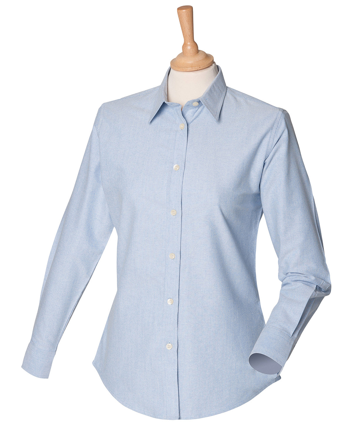 Womens classic long sleeve Oxford shirt | blue