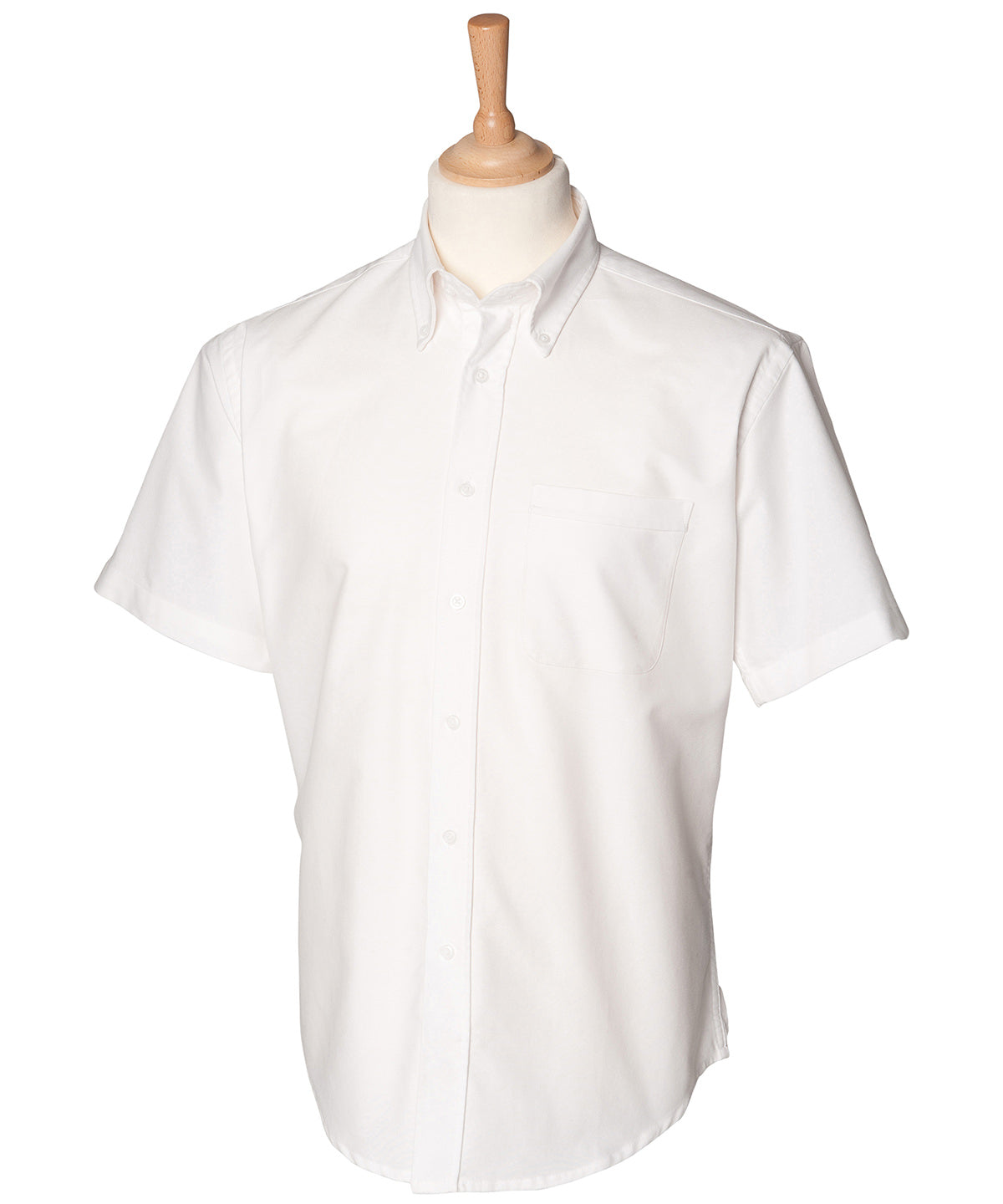 Short sleeve classic Oxford shirt | white