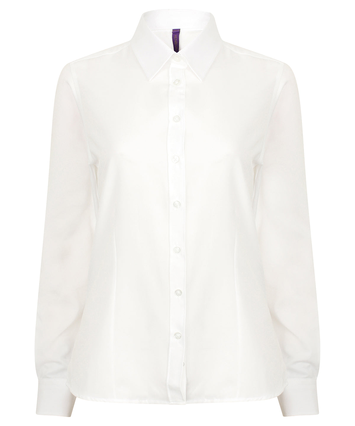 Womens wicking antibacterial long sleeve shirt | white