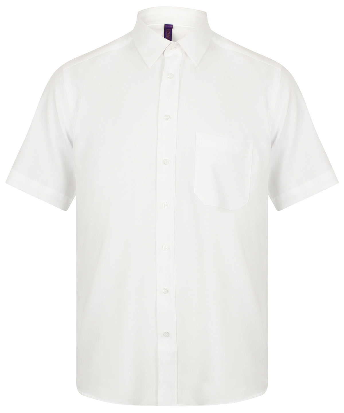 Wicking antibacterial short sleeve shirt | white